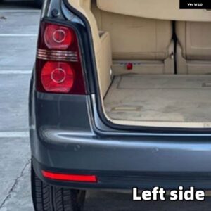 リアバンパー リフレクターランプ VW トゥーラン 2008 2009 2010 リアバンパー ライトカバー テールブレーキランプレッドシェル - Left