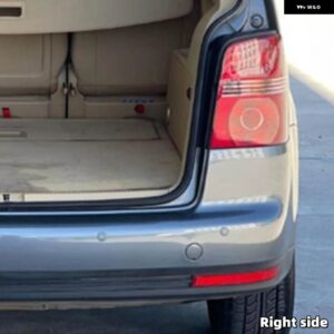 リアバンパー リフレクターランプ VW トゥーラン 2008 2009 2010 リアバンパー ライトカバー テールブレーキランプレッドシェル - Right