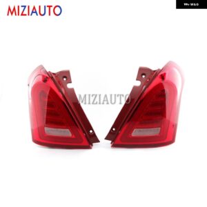 スズキ LED テールライト スイフト 2008-2014 車 LED リアストップブレーキ フォグランプ ウィンカーライト デイ駆動ライト - A Pair Red