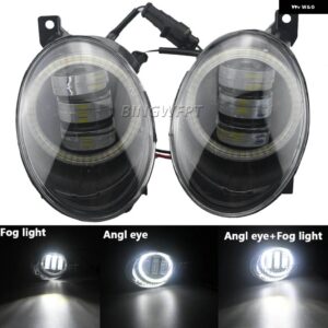 2 X CANバス フォグライト アセンブリ LEDレンズフォグ デイタイム ランニングランプDRL 30W 6000LM 12Vシート アルハンブラ用2010-2016 - Style B White