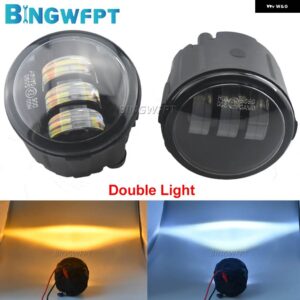 1ペア カースタイリング LED フォグランプ 26150-8990B インフィニティ G G25 G37 2011 2012 2013 - Double light