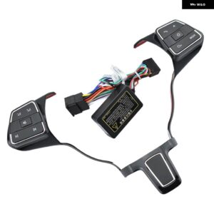 オーディオ スイッチ ボタン VW MK6 ゴルフ ジェッタ ポロ多機能 ステアリングホイール コントロールボタン スイッチ ボリュームボタン - Style A 2