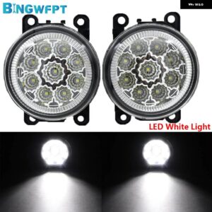 デイタイム ランニングライト フォグランプ H11 LED 12V ヘッドライト シトロエン C4 カクタス 2014 2015 2016 フォグランプ アセンブリ - LED-White