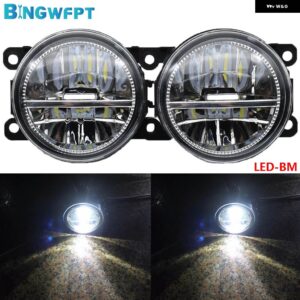 デイタイム ランニングライト フォグランプ H11 LED 12V ヘッドライト シトロエン C4 カクタス 2014 2015 2016 フォグランプ アセンブリ - LED-BM