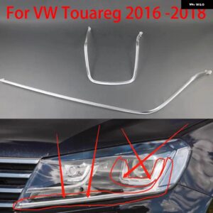 VW トゥアレグ 2016 2017 2018 LED DRL ヘッドライト ライトガイドプレート デイタイム ランニングライト チューブ車 デイタイム ランニングライト バー - 1 Pair