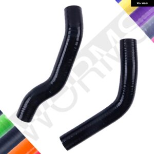 ヤマハ TDR250 TDR 250 1988 1989 1990 シリコン ラジエーター 冷却液ホース パイプキット - black