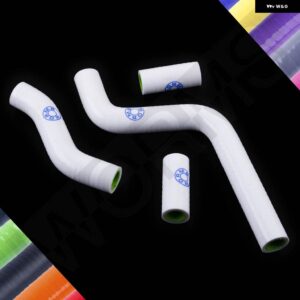 1996-2001 ヤマハ YZ250 YZ 250 シリコン ラジエーター 冷却液ホース チューブキット - WHITE