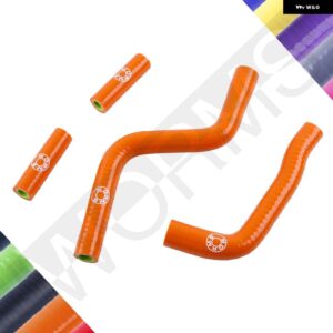 ヤマハ YZ125 YZ 125 2002-2022 シリコン ラジエーター 冷却液ホース パイプキット - Orange