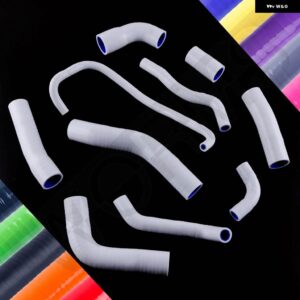 シリコン ラジエーター 冷却液ホース チューブキット 2006-2020 ヤマハ YZFR6 2007-17 - WHITE