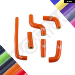 KTM 400EXC 525EXC 2002-2006 シリコン ラジエーター ホース パイプキット 2003 2004 2005 - Orange