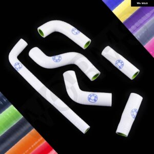 KTM 400EXC 525EXC 2002-2006 シリコン ラジエーター ホース パイプキット 2003 2004 2005 - WHITE