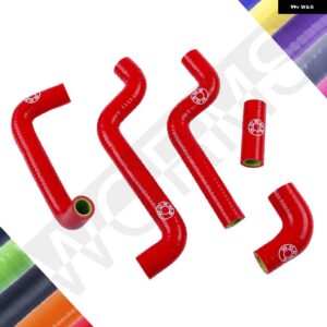 1996-2012 アプリリア RS125 RS 125 シリコン 冷却剤ラジエーター 水ホース パイプキット 1999 2000 2009 2010 2011 - Red
