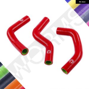 スズキ シリコン ラジエーター ホース キット カルタススイフト GT GTI 1.3L G13B 1988-2003 1990-99 - Red