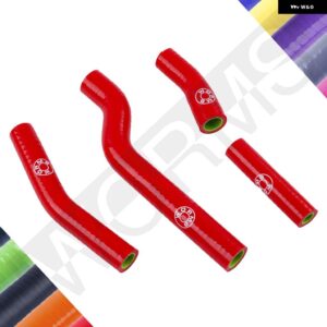 ヤマハ YZF450 YZ450F WRF450 WR450F 2003-2009 シリコン ラジエーター 冷却液ホース パイプキット 38200 - Red
