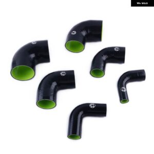 シリコン チューブホース コネクタインタークーラー ターボ エアインテークパイプキット カプラー90度複数サイズ102MM長さ - ID13MM