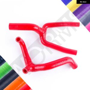 2000-2013 ハスクバーナ CR125 WR125 シリコン ラジエーター 冷却液ホース パイプキット 用 - Red