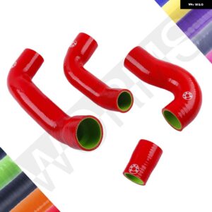 1993-1999 フィアット プント GT 1.4 ターボ GT1 GT2 GT3 シリコン インタークーラーブーストホース パイプキット - Red