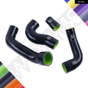1993-1999 フィアット プント GT 1.4 ターボ GT1 GT2 GT3 シリコン インタークーラーブーストホース パイプキット - black