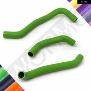 カワサキ KLR650 2008-2010 2009 シリコン ラジエーター 冷却液ホース パイプセットキット - Green