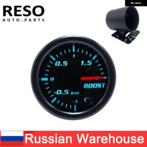 2インチ 52MM 7色 タコメーター RPM ブーストゲージ 水温計 LED デジタル表示ゲージ とカップ - boost gauge with cup