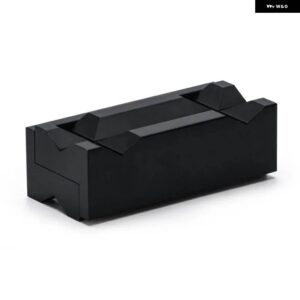 アルミ万力ジョーインサート AN 継手アダプター用長さ 4インチ 100MM 背面磁化付き RSC096 - black