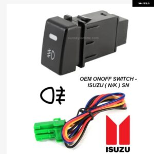 いすゞ DMAX D-MAX 2008-15 OEM フォグランプ スポットスポーツライト - Harness and switch