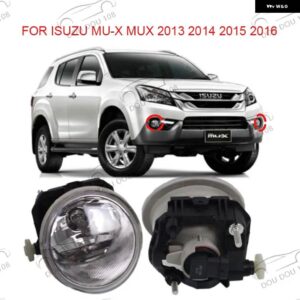 フォグランプ キット スポットライト いすゞ MU-X MUX 2013-16 クリアレンズハロゲンライト - Left