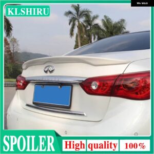 インフィニティ Q50 Q50S スポイラー ABS リアウイングプライマーカラーリア スポイラー インフィニティ Q50 スポイラー 2013 + 2017 - black