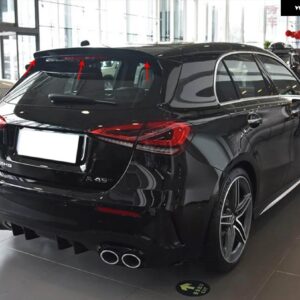 リア トランク スポイラー メルセデス A クラス W177 2019-2021 A180 A160 A200 A220 A250 A45 A35 ハッチバック ABS テール翼 - WHITE