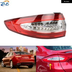 LED リアバンパー アウター テールライト ブレーキストップランプ テールライト テールランプ アセンブリ モンデオフュージョン MK5 2014-2018 - Left Side
