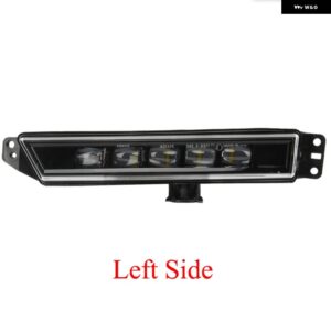 ホワイト フロントバンパー LED フォグライト リフレクター FOGLIGHT FOGLAMP HONDA CRV CR-V 2017-20 デイタイム ランニング DRL ランプ - Left Side