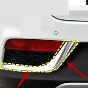 1ピース 2017-2019 リアバンパー 装飾 ストリップ MG ZS テールランプ クローム ストリップ ストップランプ フォグランプ ストリップ - Left Side