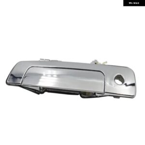 1個 クロームアウトサイドドアハンドル パジェロ PININ IO H60 H70 MR271871 ロックランサー 1997-2002 バックル CK00 CP00 EA00 - front left outside