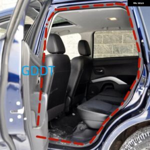 1個 ボディドア ゴムシール アウトランダー CW 2008-2012 インナー 5725A127XA ポスト ストリップ エアトレック クッション ウェザー ストリップ 開口部 - Rear Left