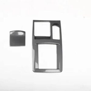 1キット LHD WINDOWS スイッチ カバー ステッカー ランサー CY カーボンボード FORTIS GT CX ドア 装飾 プレート EVO 10 X - shift b