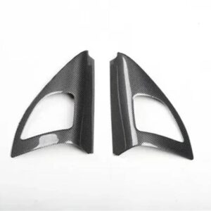 1キット LHD WINDOWS スイッチ カバー ステッカー ランサー CY カーボンボード FORTIS GT CX ドア 装飾 プレート EVO 10 X - horn 2 pieces