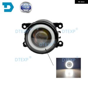 1ピース 90MM 直径 LED DRL フリー H11 電球 フォグランプ シトロエン C4 C5 C6 C-CROSSER ジャンピーボックス XSARA ピカソ N68 1999-2015 - LED