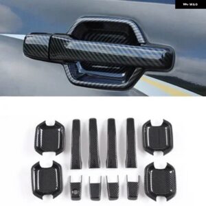 4 8 12個 ドアアウトサイドハンドル パジェロ V70 V90 V80 V60 クローム モンテロ V97 V73 V87 ドアボウルカーボン ステッカー - carbon 12