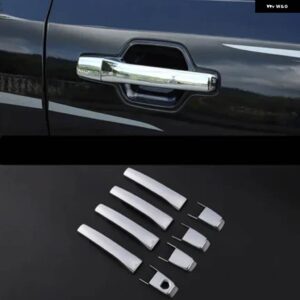 4 8 12個 ドアアウトサイドハンドル パジェロ V70 V90 V80 V60 クローム モンテロ V97 V73 V87 ドアボウルカーボン ステッカー - 8 pieces chrome