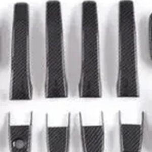 4 8 12個 ドアアウトサイドハンドル パジェロ V70 V90 V80 V60 クローム モンテロ V97 V73 V87 ドアボウルカーボン ステッカー - 8 carbon