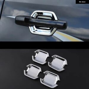 4 8 12個 ドアアウトサイドハンドル パジェロ V70 V90 V80 V60 クローム モンテロ V97 V73 V87 ドアボウルカーボン ステッカー - 4 pieces chrome