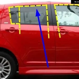 スズキ 1個 ドアゴム スイフト 2006-2011 窓マッドトラフスイフトプロテクターゴムウェザーシール 車 ACCESSORIE - Rear Right