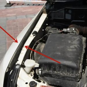1個 フード ゴムシール パジェロ V90 MR523297 2000-2022 ボンネット ウェザー ストリップ モンテロ V60 サイドゴム V70 - right side MR523297
