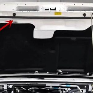 1 2 フードラバー パジェロ V20 ボンネット ストリップ モンテロ V40 ボディウェザー ストリップ SEAL SHOGUN V30 1989-2000 MB669587 - Front