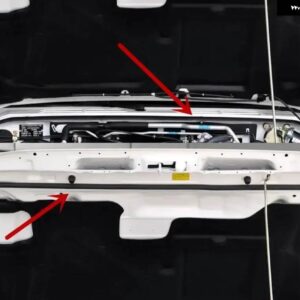 1 2 フードラバー パジェロ V20 ボンネット ストリップ モンテロ V40 ボディウェザー ストリップ SEAL SHOGUN V30 1989-2000 MB669587 - 2 PCS
