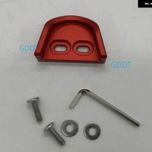 フルキット アルミロック テールドアダンパー パジェロ V73 V87 V93 V97 テールドアロック モンテロ ドアロックコラム ネジ2本付き - Red Kit
