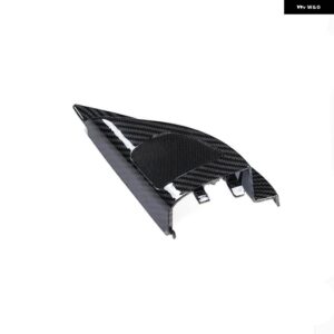 1個 フロントドアトライアングルスピーカーカーボンボードランサー CX CY CZ 7221A223 トリムサッシスピーカーピラートランペットカバー EVO - Left