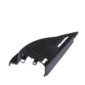 1個 フロントドアトライアングルスピーカーカーボンボードランサー CX CY CZ 7221A223 トリムサッシスピーカーピラートランペットカバー EVO - right