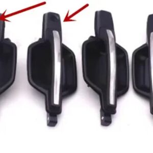 1ピース 無塗装 LHD ドアハンドル パジェロ V73 V77 無色クローム ストリップ モンテロ - 2 key 4 piece
