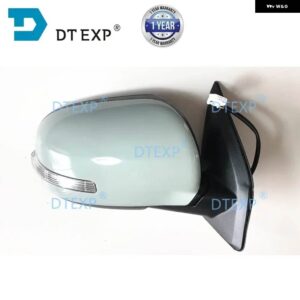 1個 LHD 無塗装白サイドミラー LED ASX GA 7632B433 2010-2020 熱自動折りたたみミラー ASX - no painting R